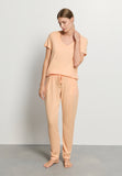 Sleep And Lounge Cotton Blend Lounge Pants | Peach Nougat 79320-2274
