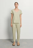 Sleep And Lounge Cotton Blend Lounge Pants | Moss Green 79320-2720