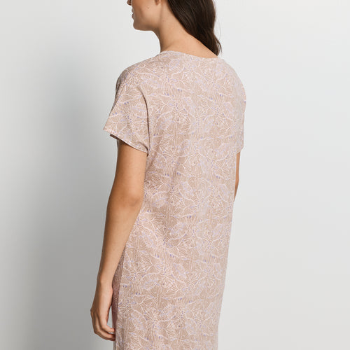 Sleep And Lounge S/Slv Gown | Abstract Butterflies 79321-2390