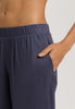 Sleep And Lounge Crop Knit Pants Print | Smoky Blue 79386-1534