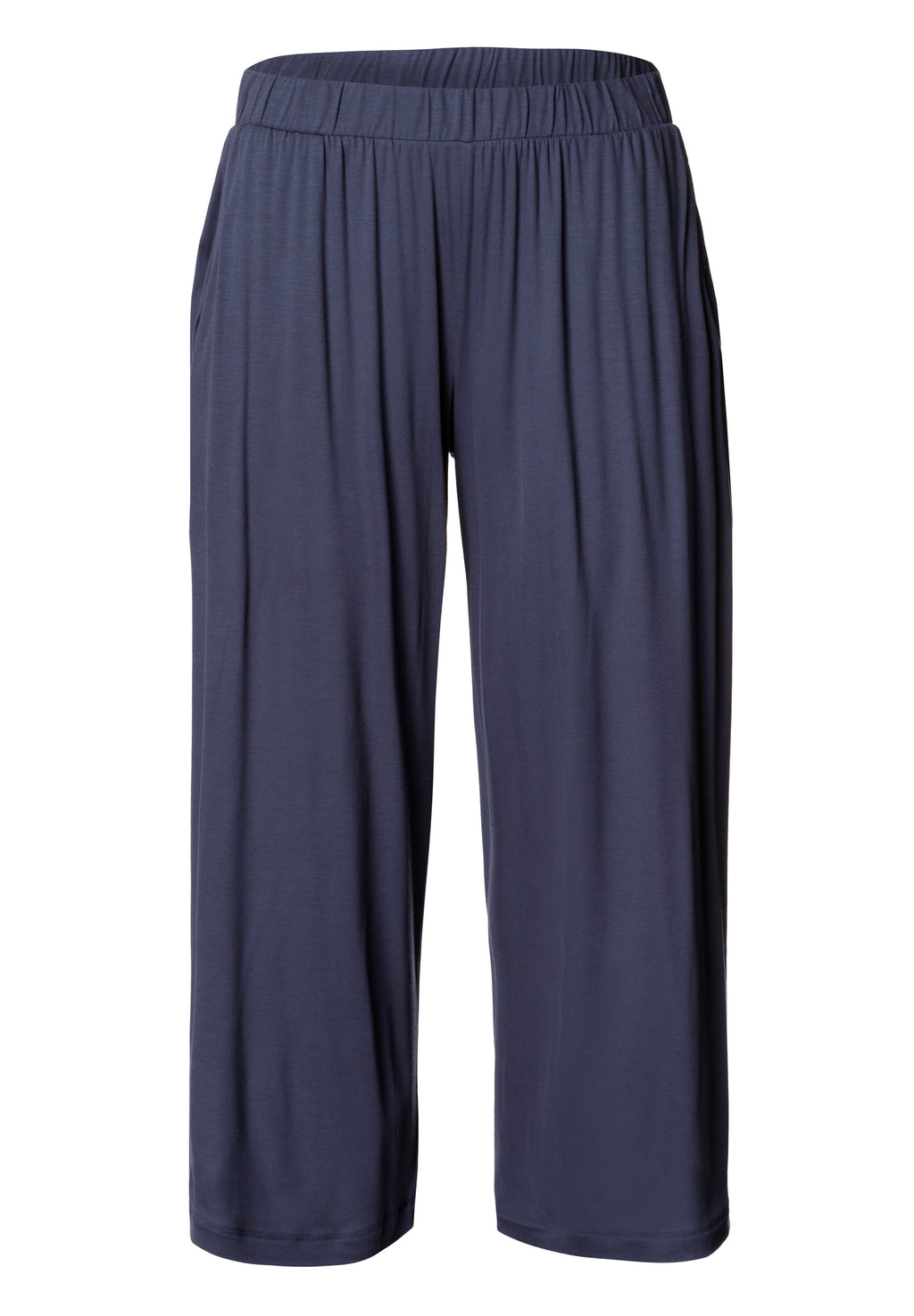 Sleep And Lounge Crop Knit Pants Print | Smoky Blue 79386-1534