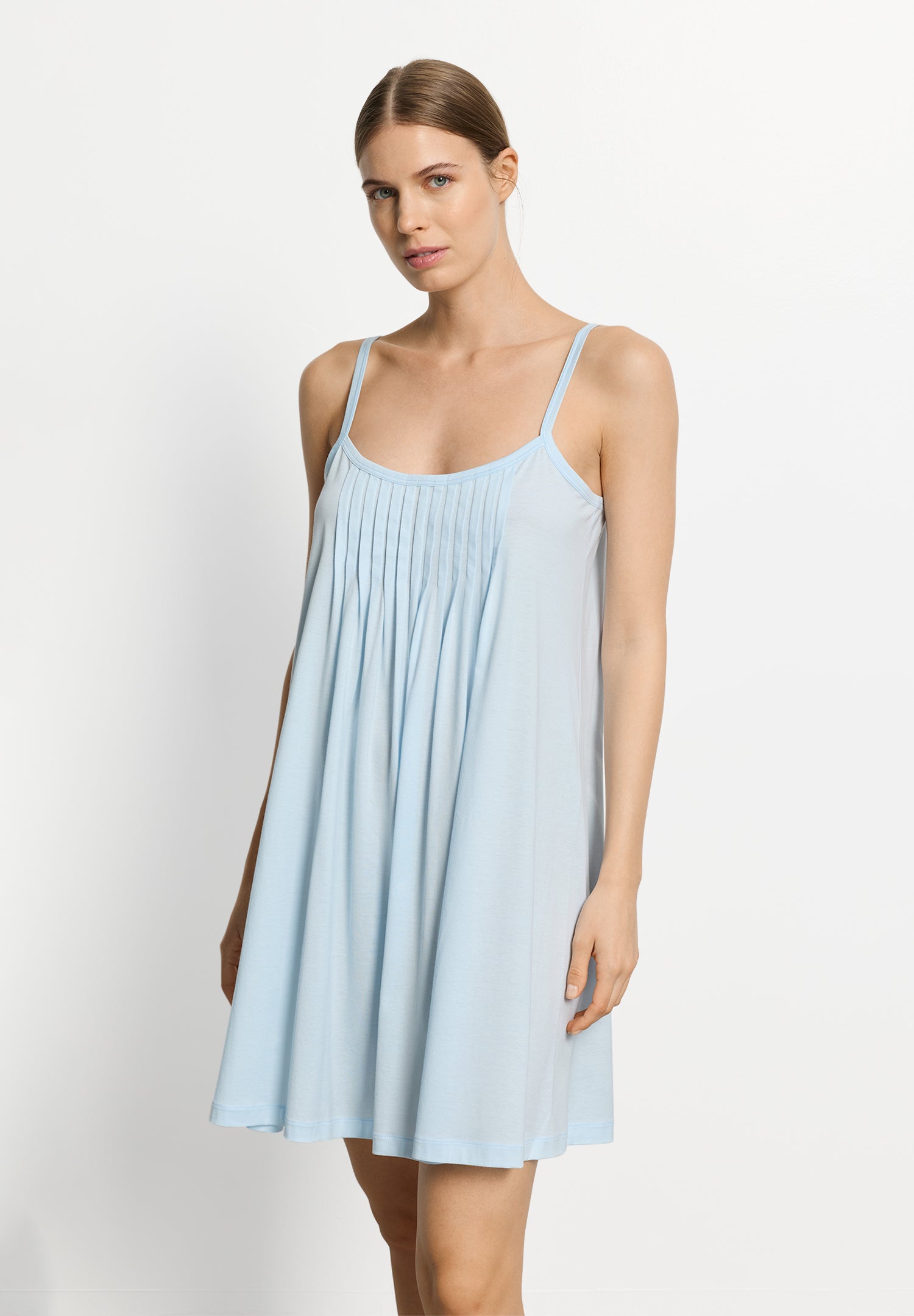 light blue babydoll dress spaghetti strap Tie Shoulder Spaghetti Strap Cami Dress Cute Flowy Mini Dress Sleeveless Babydoll Dress Top Y2k Summer (blue,Small) at Amazon Women's Clothing store