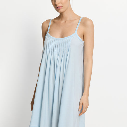Juliet Pleated Cotton Babydoll | Whispering Blue 79643-2503