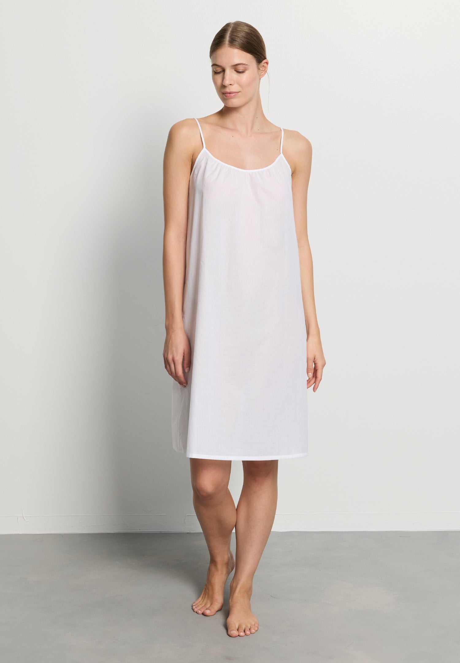 Clara Spaghetti Dress | White 79656-101