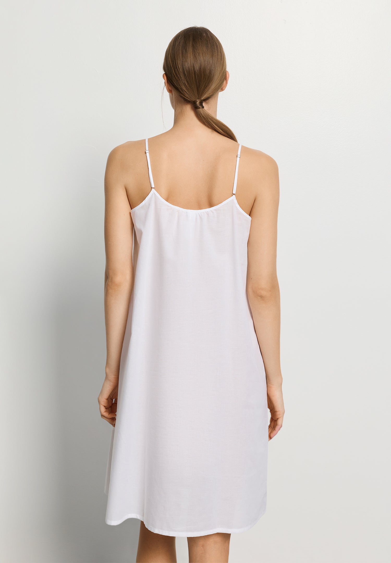 Clara Spaghetti Dress | White 79656-101