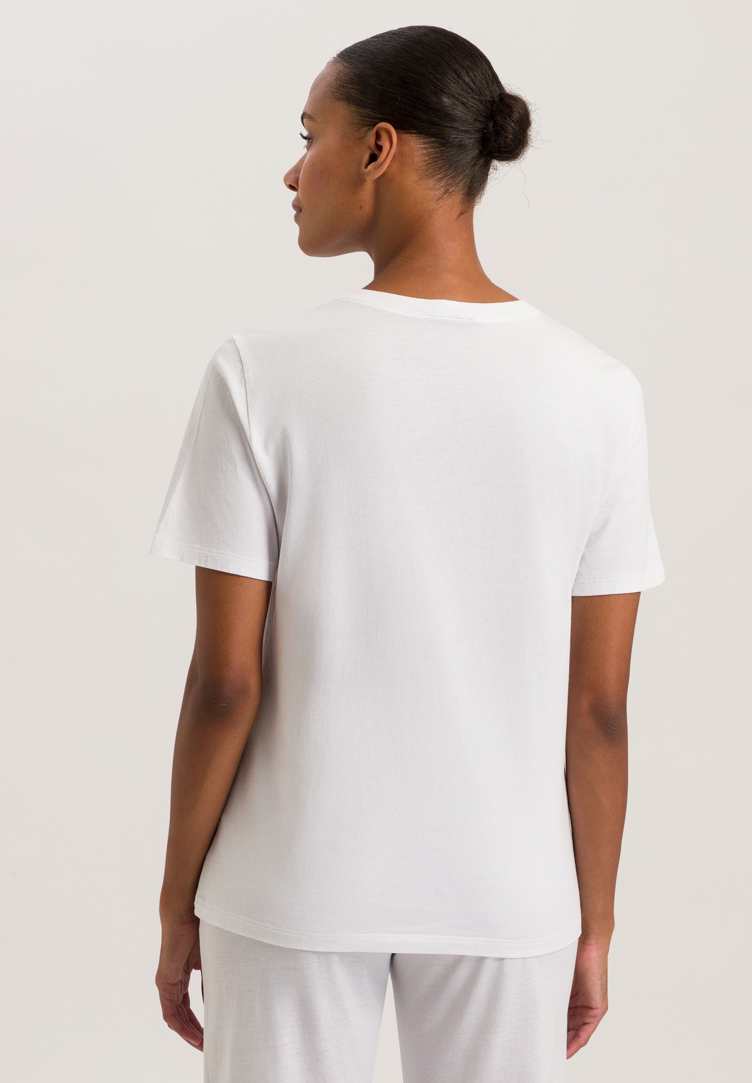 Natural Shirt Cotton Embroidered Logo T-Shirt | White 78806-101