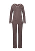 Moments Lace Trim Cotton Pajama Set | Stonewash 77041-2756