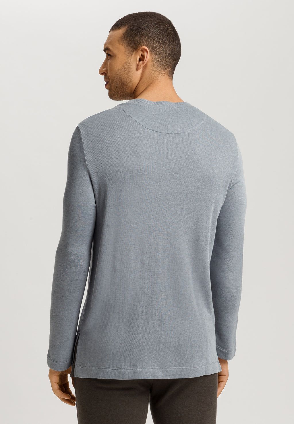 Woolen Comfort Tencel™ And Cashmere Top | Cliff Grey 75875-2680