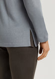 Woolen Comfort Tencel™ And Cashmere Top | Cliff Grey 75875-2680