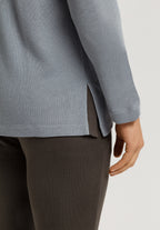 Woolen Comfort Tencel™ And Cashmere Top | Cliff Grey 75875-2680