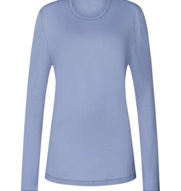 Arthur Arbesser X Hanro Crew Neck Cotton Top | Stonewash 76334-2538