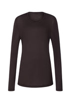 Arthur Arbesser X Hanro Crew Neck Cotton Top | Dark Pine 76334-2751