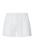 White boxer shorts on a white background