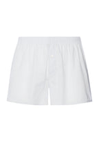 White boxer shorts on a white background