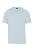 Living Shirts Cotton V-Neck T-Shirt | Blue Lagoon 75051-2578