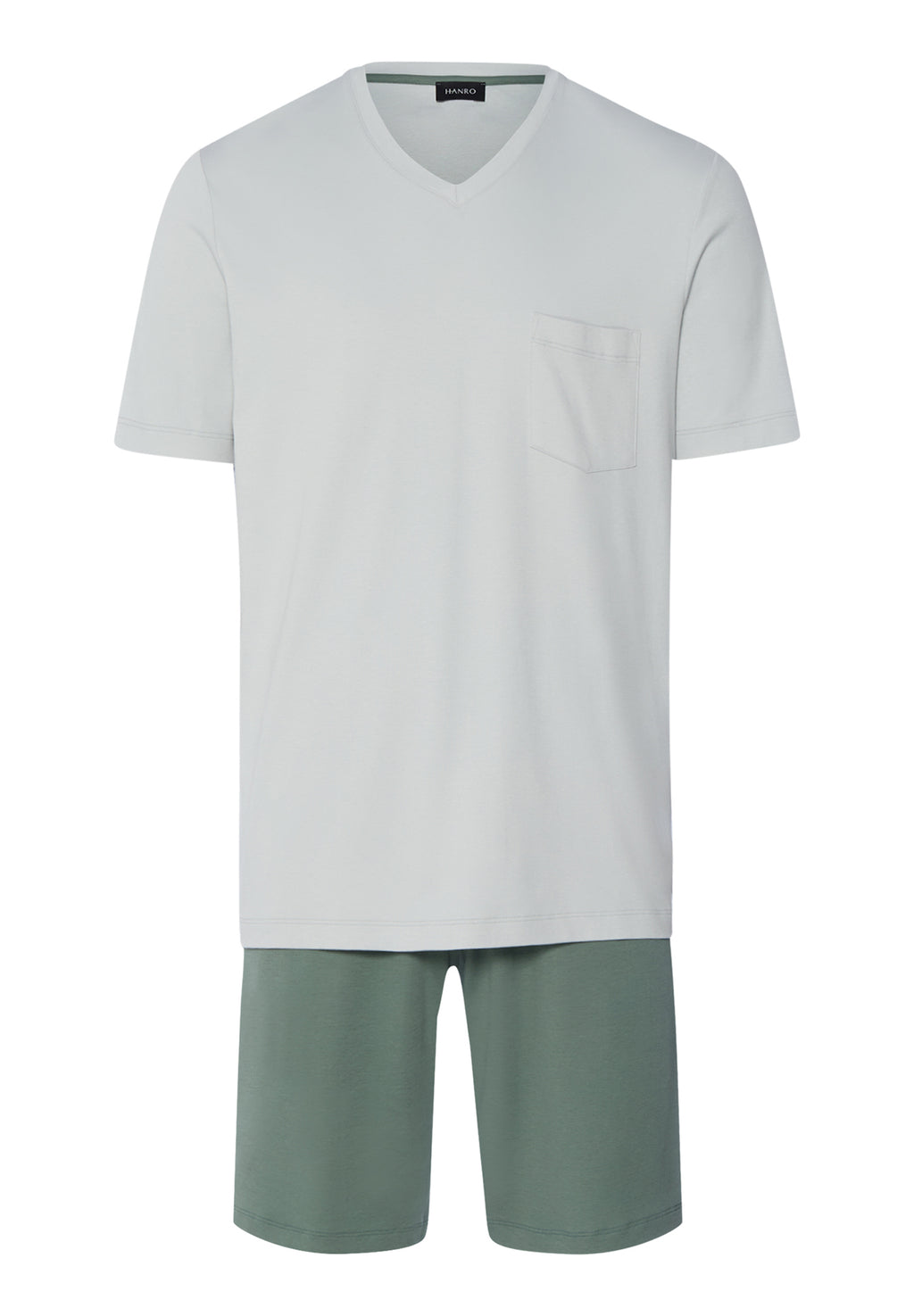 Night And Day Cotton V-Neck Pajama Set | Studio Green 75440-2739
