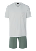 Night And Day Cotton V-Neck Pajama Set | Studio Green 75440-2739