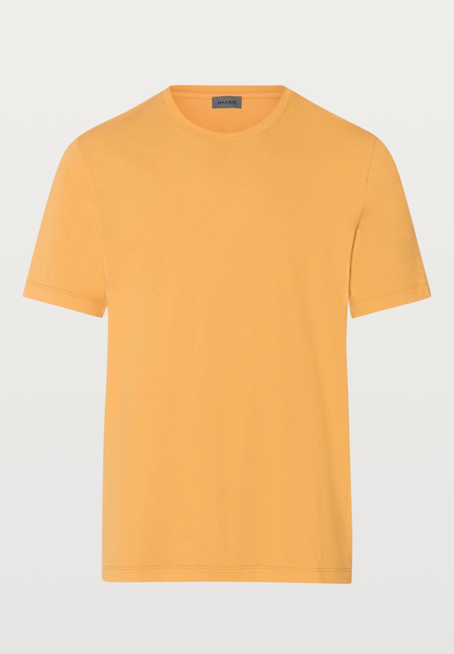 Yellow t-shirt on a light gray background