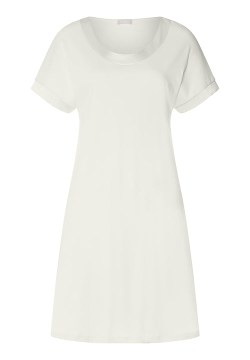Anilla Cotton Silk Nightgown | Misty White 74812-2123