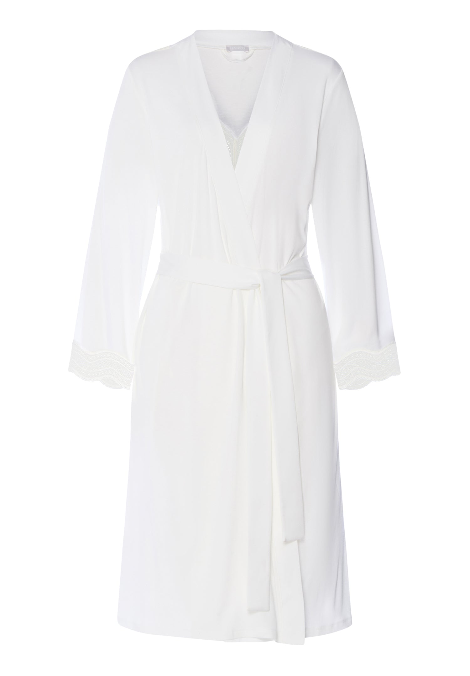 Cira Scalloped Lace TENCEL™ Robe | Off White 74744-102