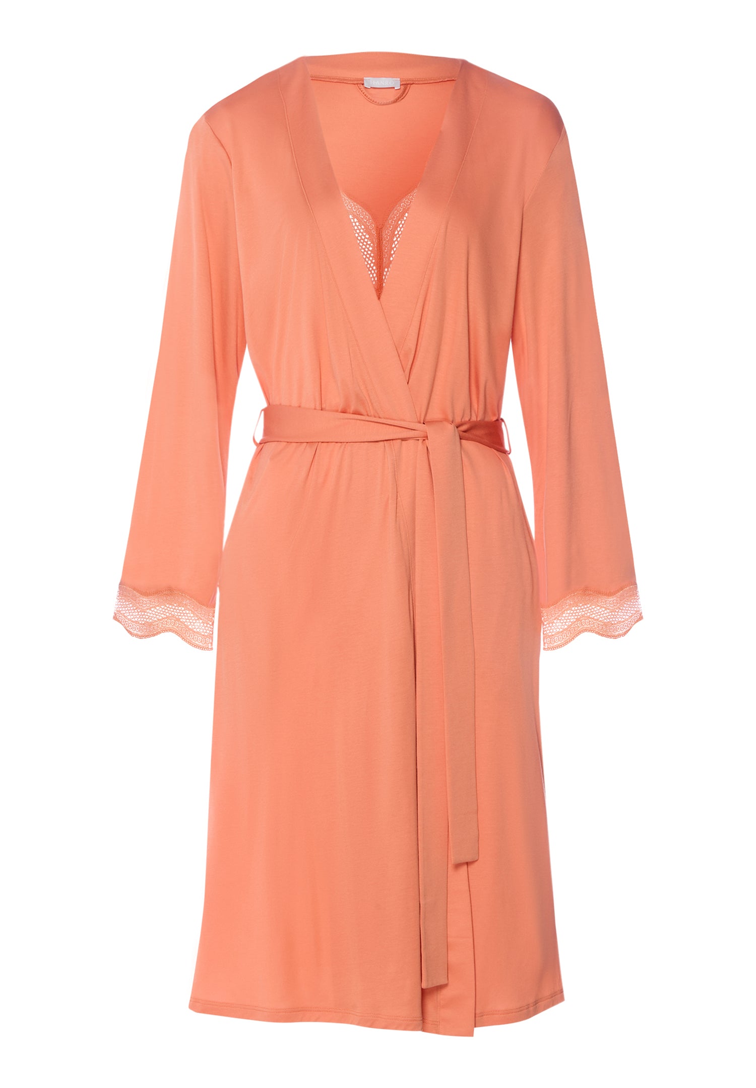 Cira Scalloped Lace TENCEL™ Robe | Light Carnelian 74744-2288 – HANRO