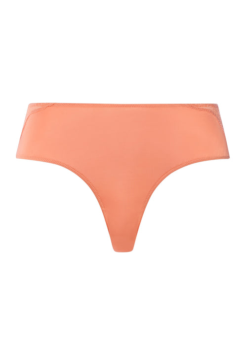 Cira Scalloped Lace High Cut Briefs | Light Carnelian 70793-2288