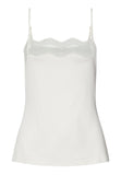 Cira Scalloped Lace Camisole | Off White 70790-102