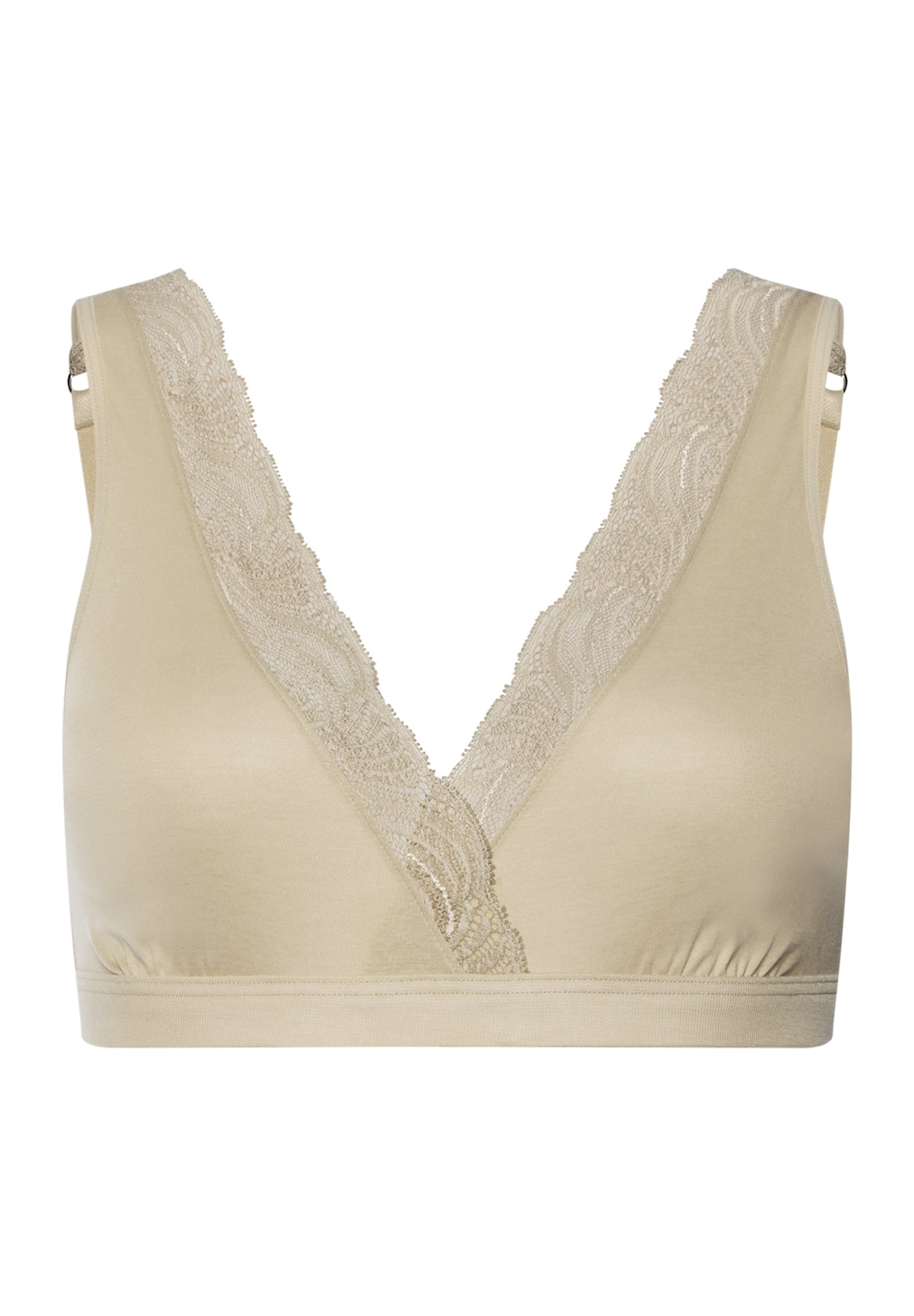 Cotton Delight Lace Trim Cotton Soft Cup Bra | Olive Stem 71838-2661