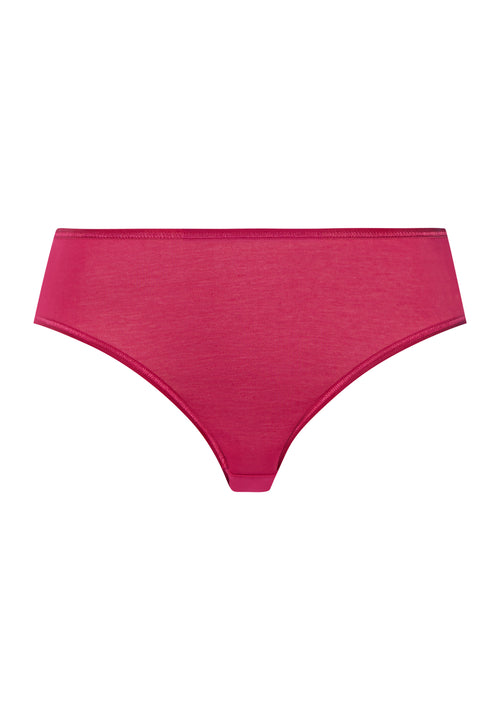 Cotton Seamless Cotton High Cut Full Brief | Light Sangria 71626-2465