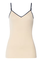 Cotton Seamless V-Neck Cotton Camisole | Summer Sand 71601-3084
