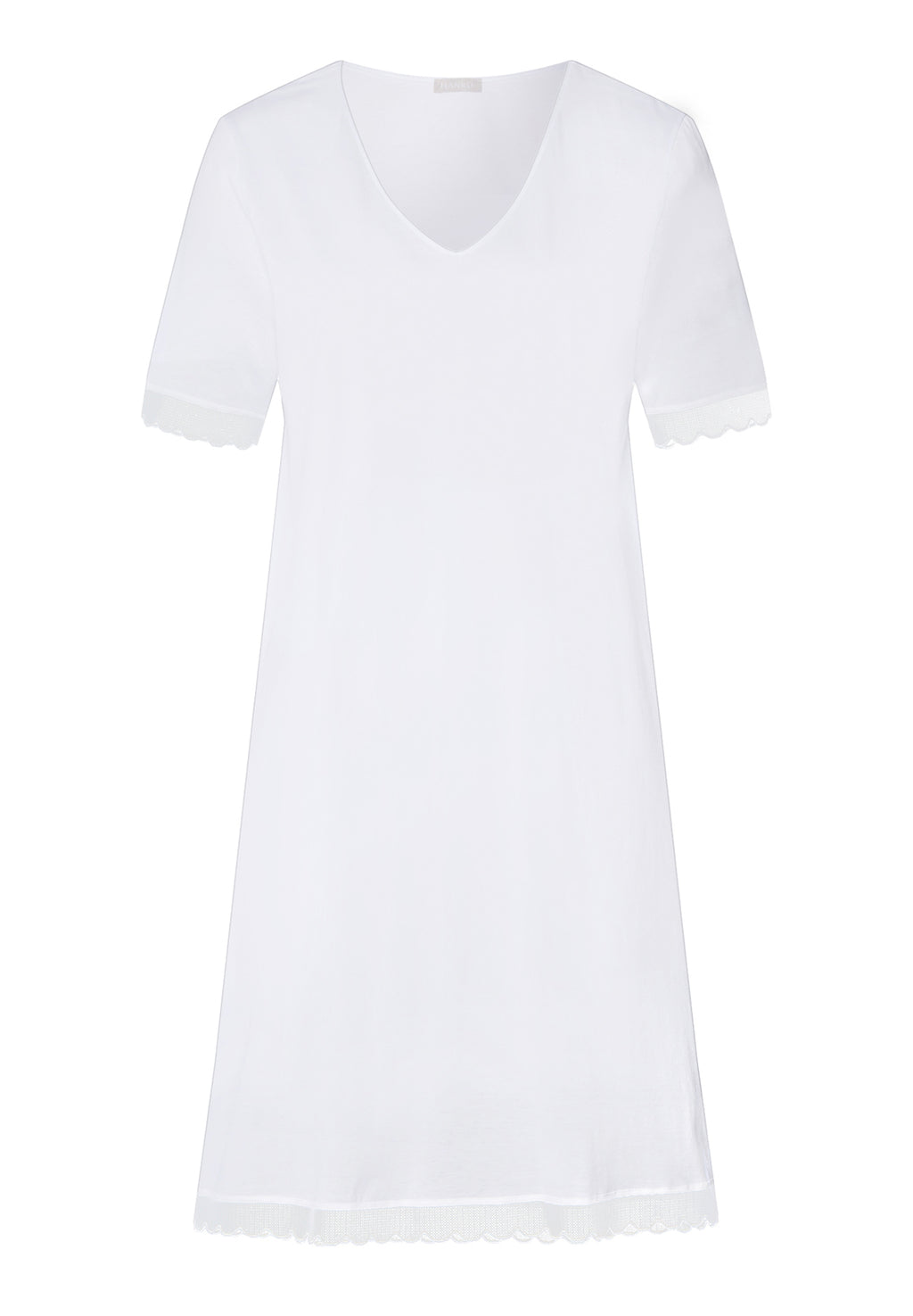 Inaya Scalloped Lace Cotton Nightgown | White 74736-101