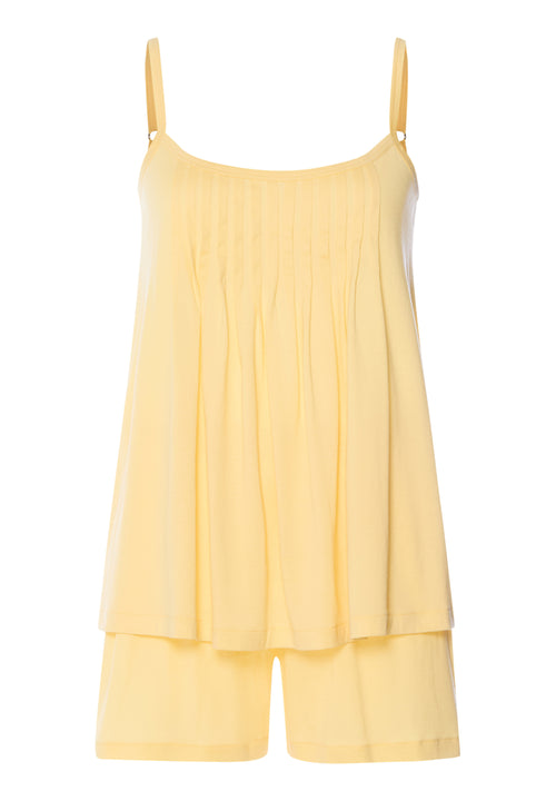 Juliet Pleated Cotton Pajama Set | Vanilla Highlight 77705-2224