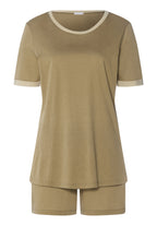 Laura Cotton Blend Pajama Set | Covert Green 74262-2727