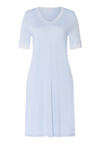 Moments Lace Trim Cotton Nightgown | Blue Dove 77040-2581