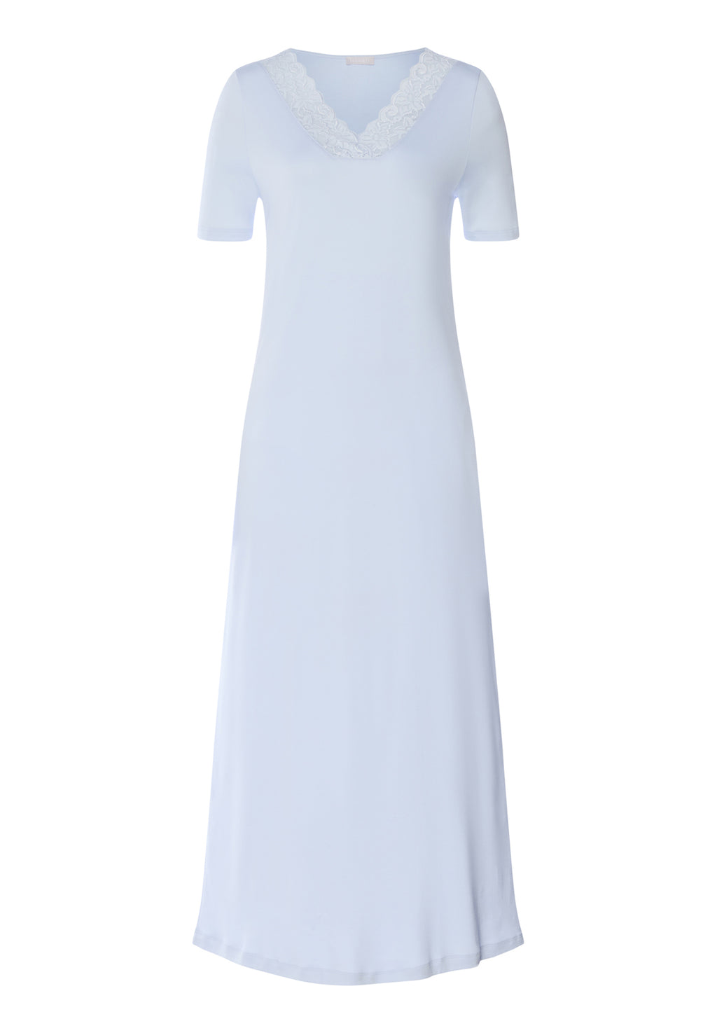 Moments Lace Trim Cotton Nightgown | Blue Dove 77933-2581