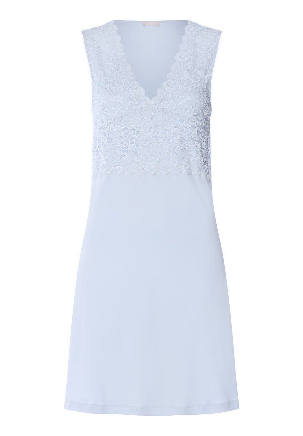 Moments V-Neck Cotton Tank Nightgown | Blue Dove 77929-2581