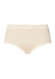 Moments Lace Trim Cotton Full Brief | Summer Sand 71483-2811