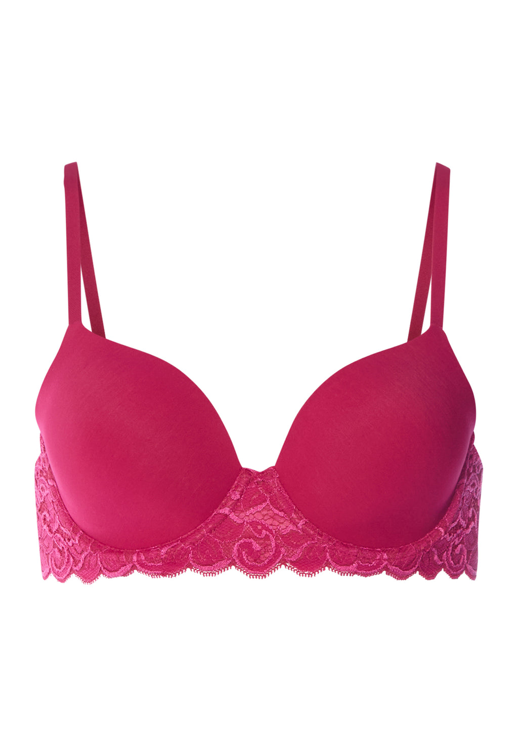 Luxury Moments Lace T-Shirt Bra | Light Sangria 71503-2465
