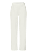 Natural Living W Organic Cotton Cropped Pants | Misty White 78898-2123