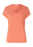 Natural Shirt Organic Cotton V-Neck T-Shirt | Light Carnelian 78256-2288