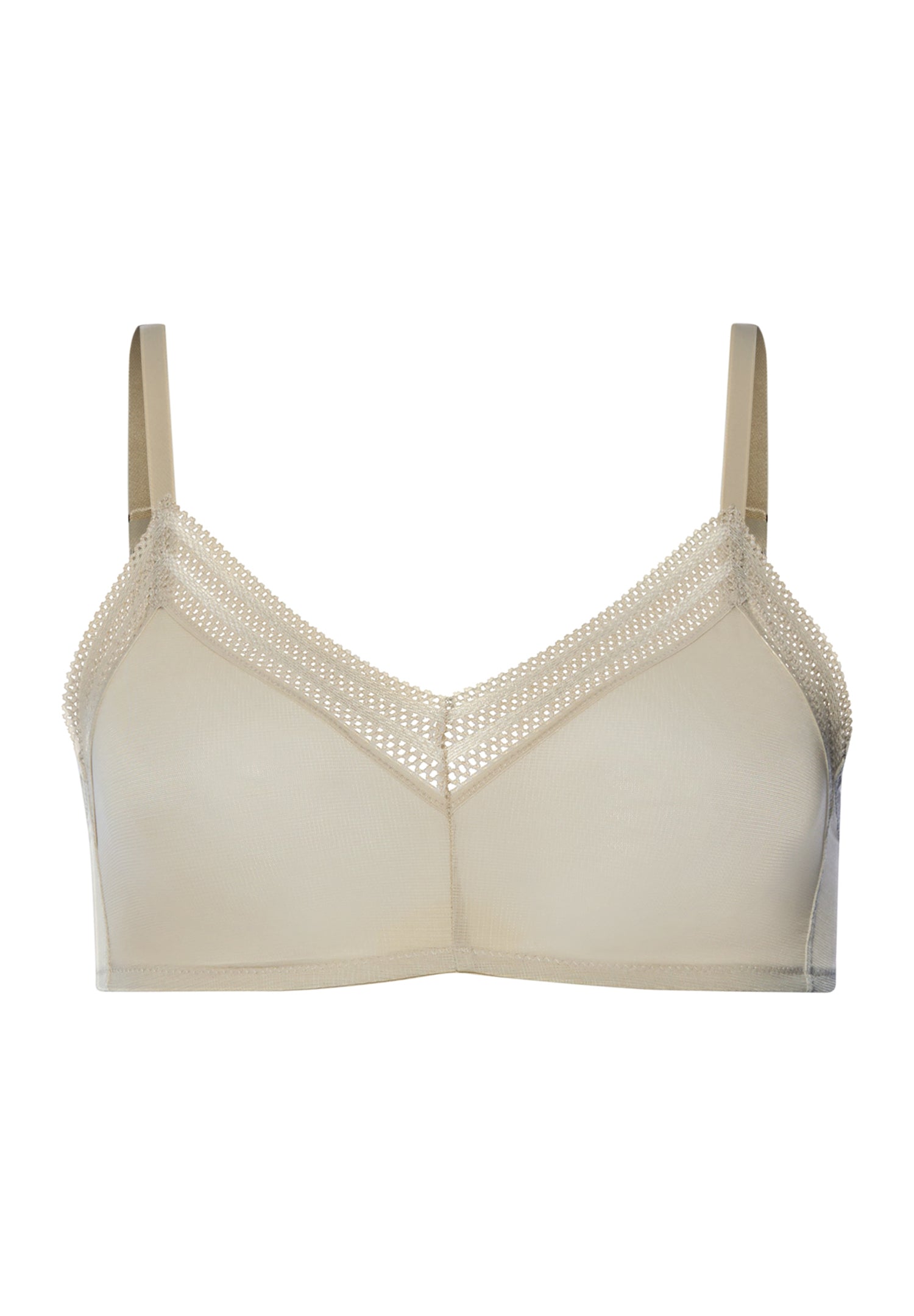 Orea Semi-Sheer Soft Cup Bra | Olive Stem 70807-2661