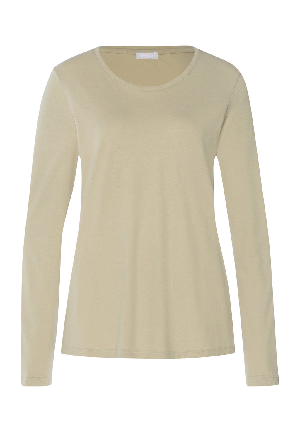 Sleep And Lounge Relaxed Round Neck Top | Olive Stem 74844-2661