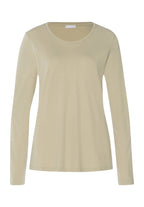 Sleep And Lounge Relaxed Round Neck Top | Olive Stem 74844-2661
