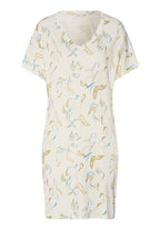 Sleep And Lounge V-Neck Cotton And TENCEL™ Nightgown | Flowing Paint 74855-3074
