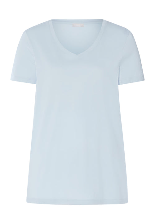 Sleep And Lounge Relaxed V-Neck T-Shirt | Watery Blue 74842-2244