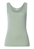 Sleep And Lounge Ribbed Cotton Tank Top | Dark Seafoam 74841-2733
