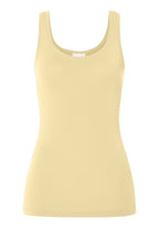 Yellow tank top on a white background