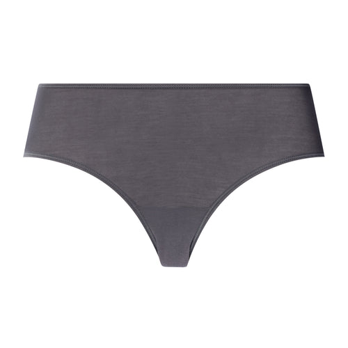 Dark gray bikini bottom on a white background