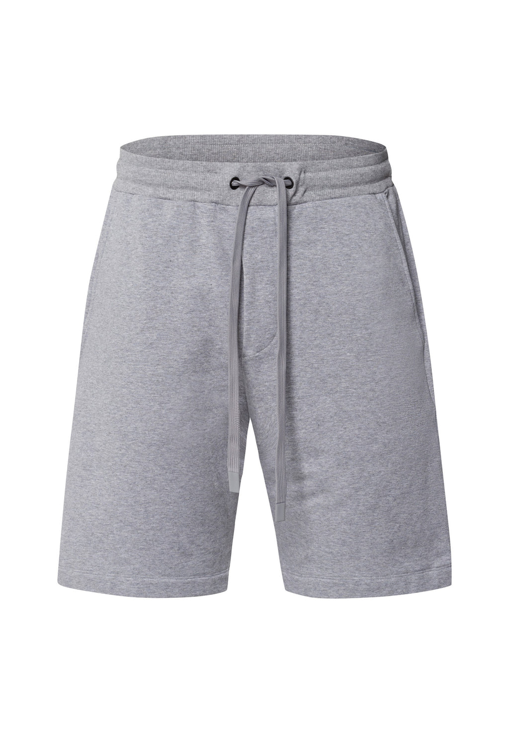 Natural Living Organic Cotton Drawstring Shorts | Grey Melange 75772-3014