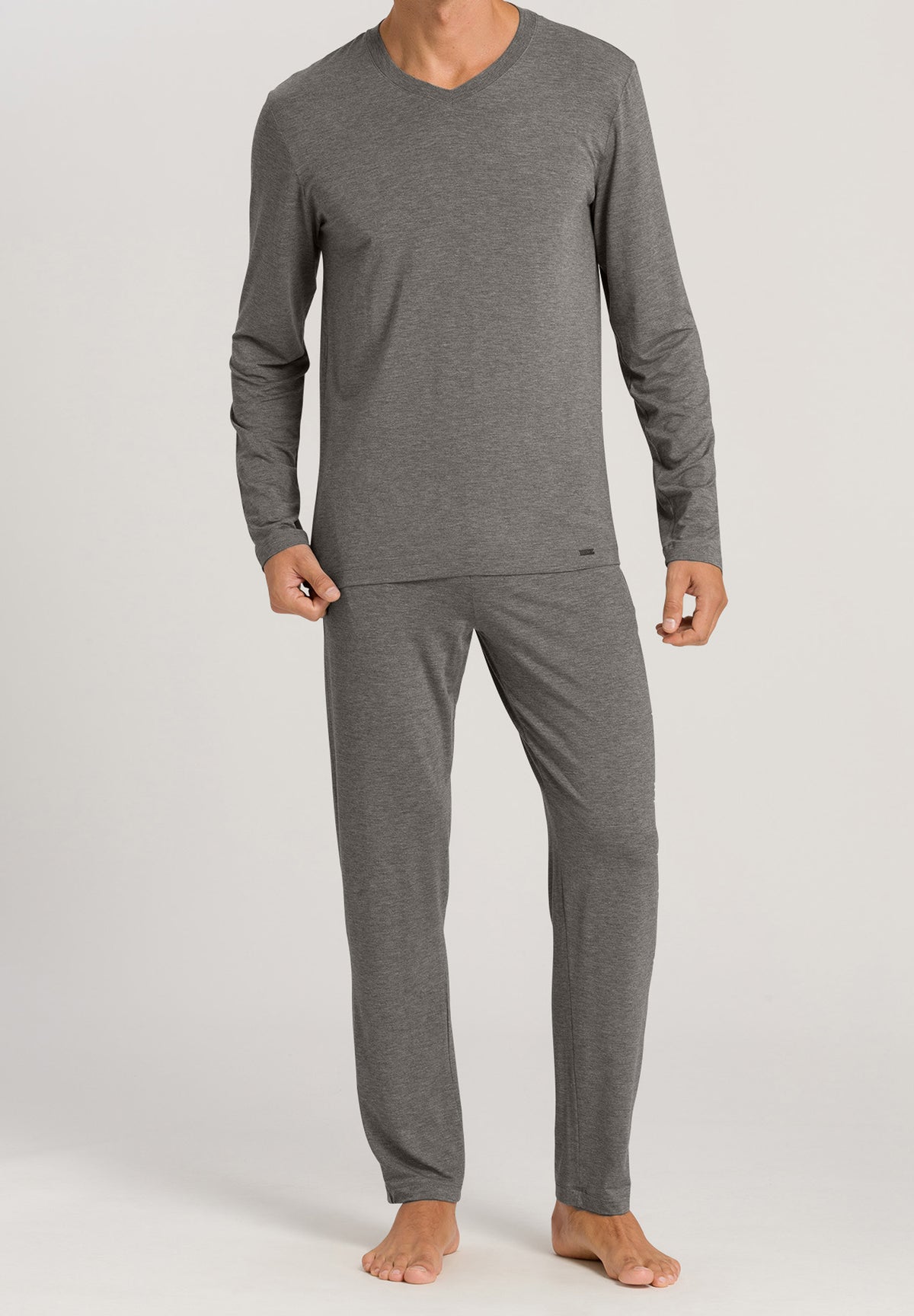 Casuals Drawstring Pants | Stone Melange 75040-1945